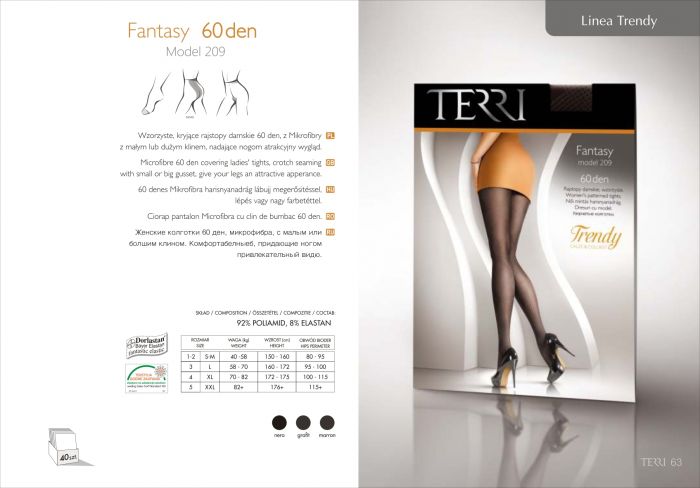 Terri Lineatrendy Fantasy60 Den 209   Catalog | Pantyhose Library